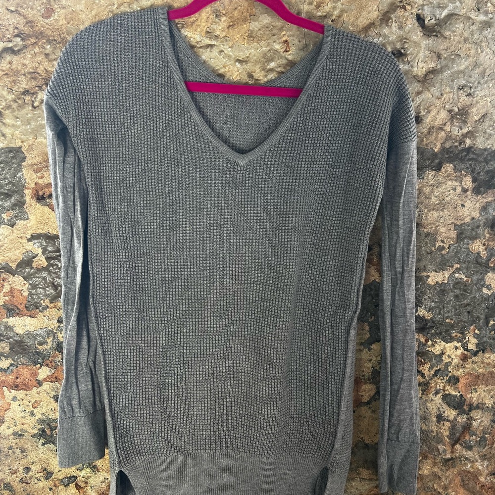 Lululemon Gray Knit Sweater